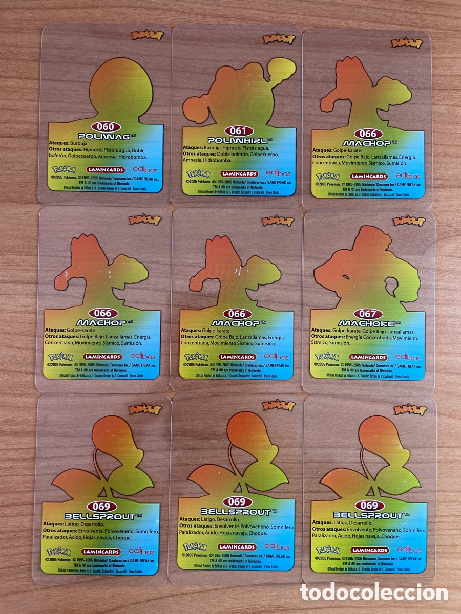 Trading cards: Lote 9 Lamincards Pok&eacute;mon - Foto 2