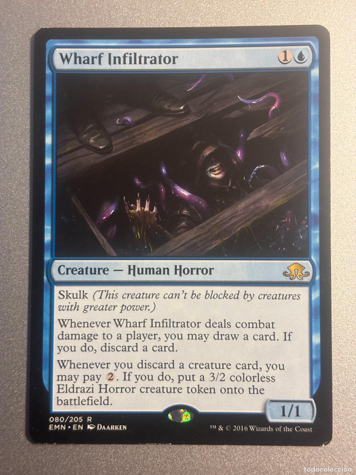 Trading cards: MAGIC THE GATHERING - WHARF INFILTRATOR ( ELDRITCH MOON ) - Foto 1