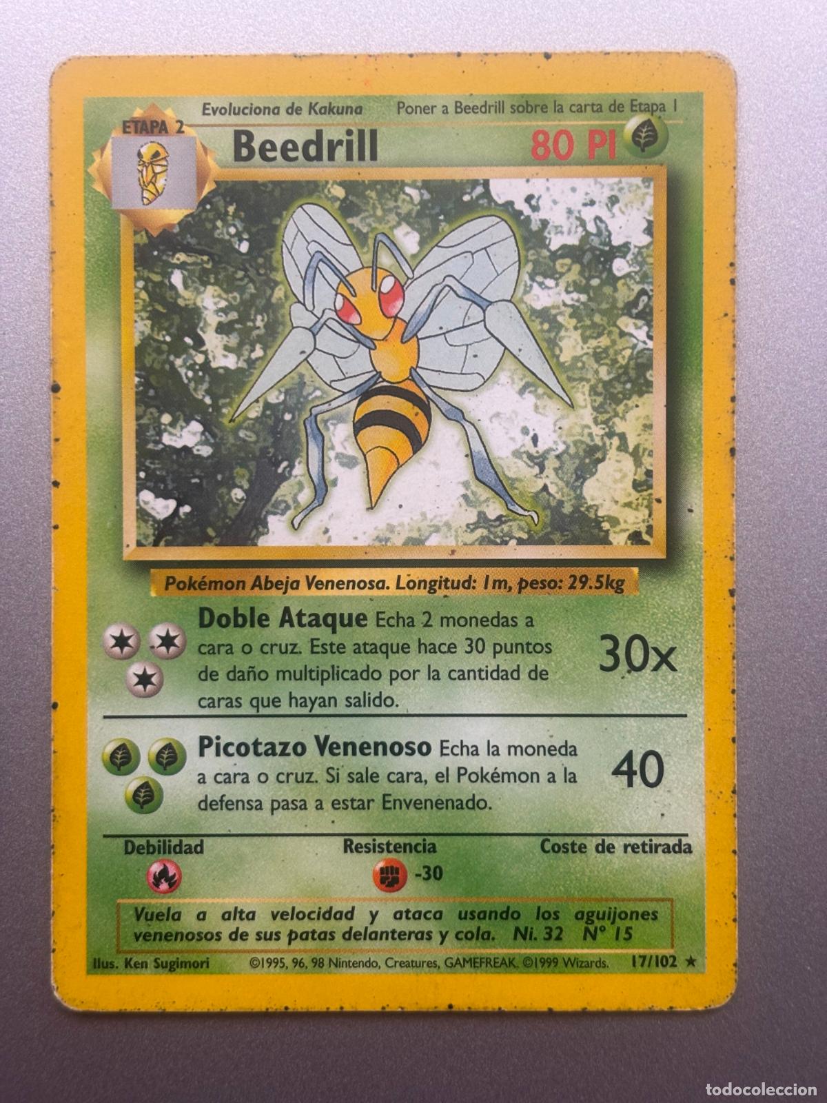 Trading cards: POKEMON TCG - BEEDRILL ( BASE SET # 17 ) - Foto 1