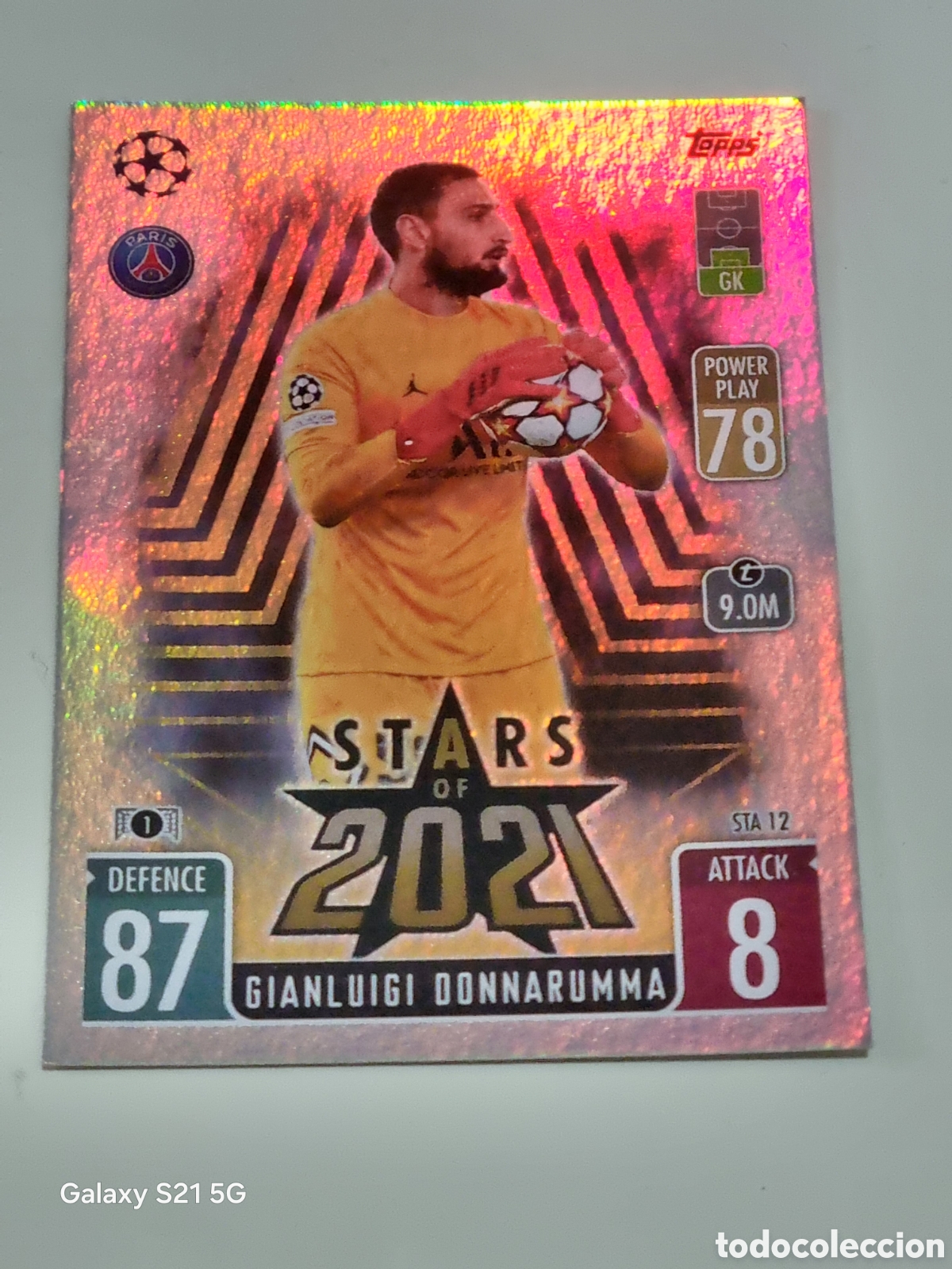 Trading cards: STA 12 - DONNARUMMA PAR&Iacute;S SAINT GERMAIN STARS TOPPS MATCH ATTAX 2021-2022