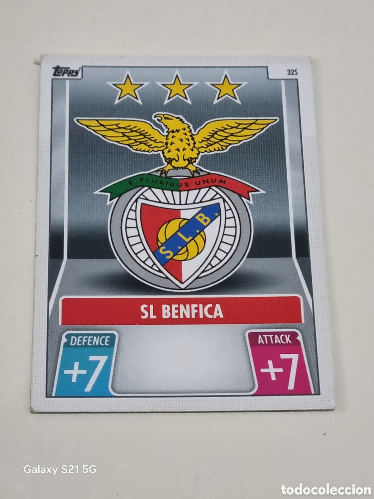 Trading cards: 325 - ESCUDO BENFICA TOPPS MATCH ATTAX 2021-2022