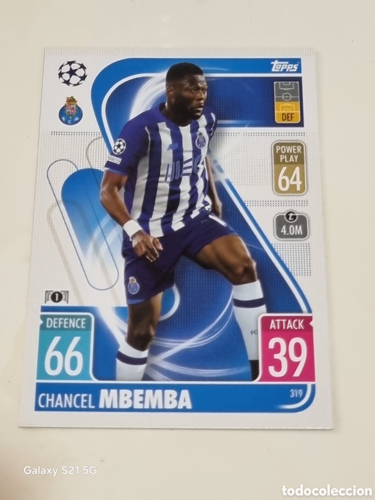 Trading Cards: 319 - MBEMBA PORTO TOPPS MATCH ATTAX 2021-2022