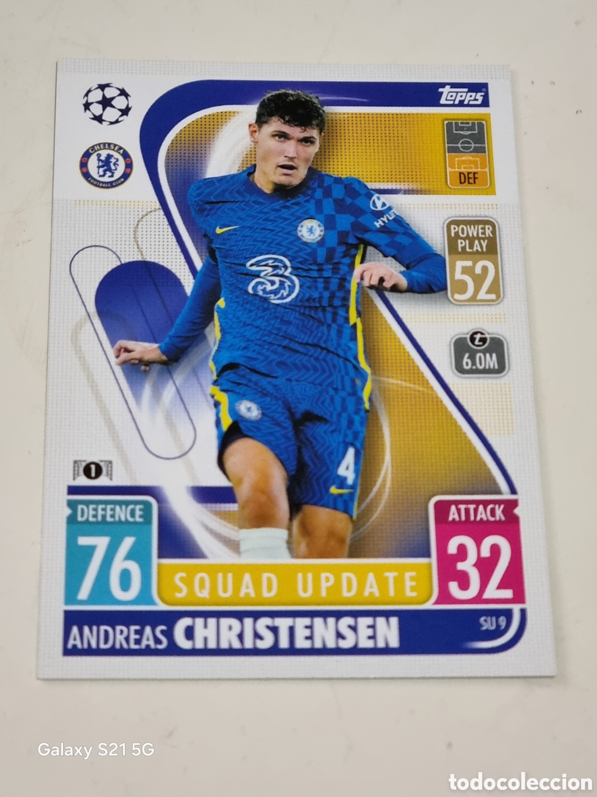 Trading Cards: SU 9 - CHRISTENSEN CHELSEA SQUAD UPDATE TOPPS MATCH ATTAX 2021-2022
