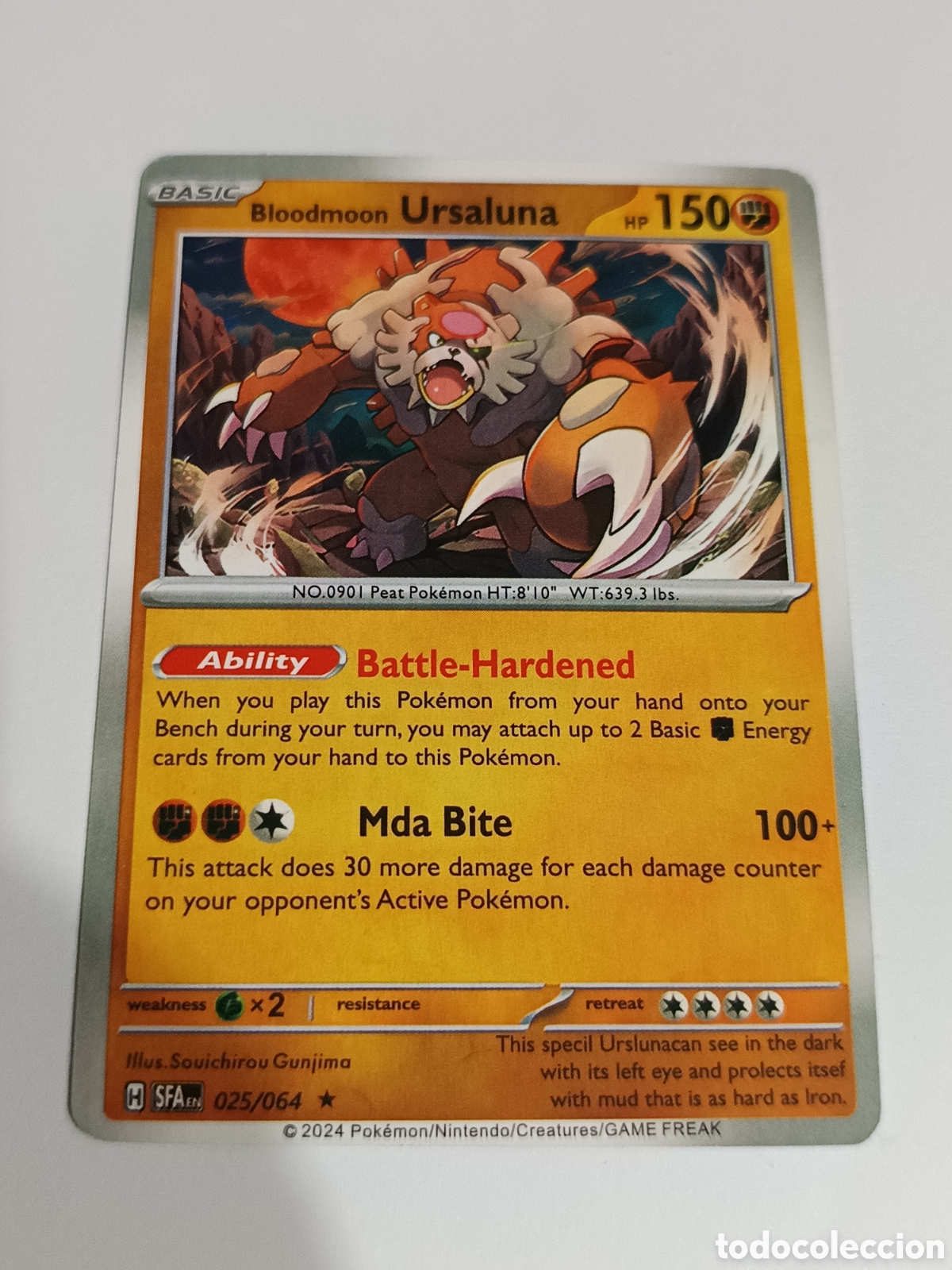 Trading cards: Pokemon Moonblodd Ursaluna - Foto 1