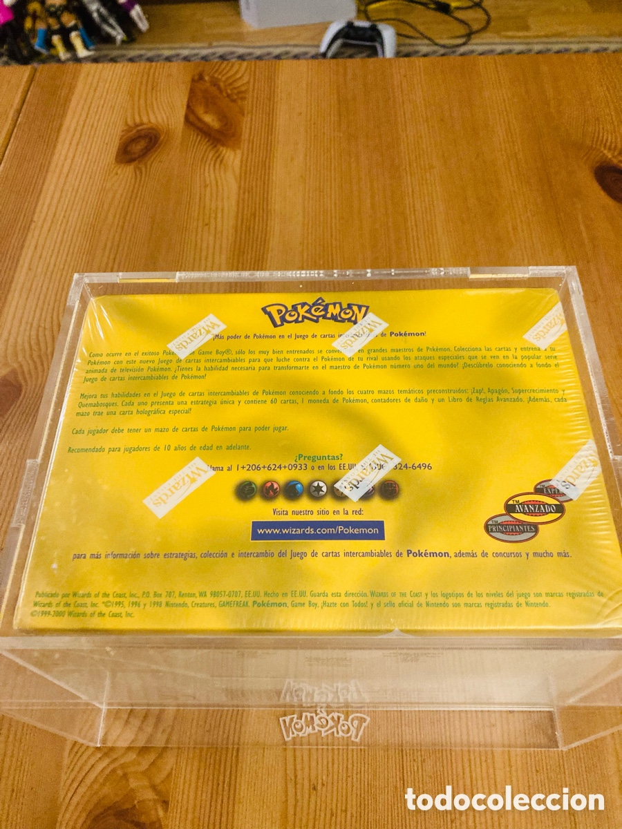 Trading cards: Caja Pokemon con 8 mazos base set Wizard, - Foto 8