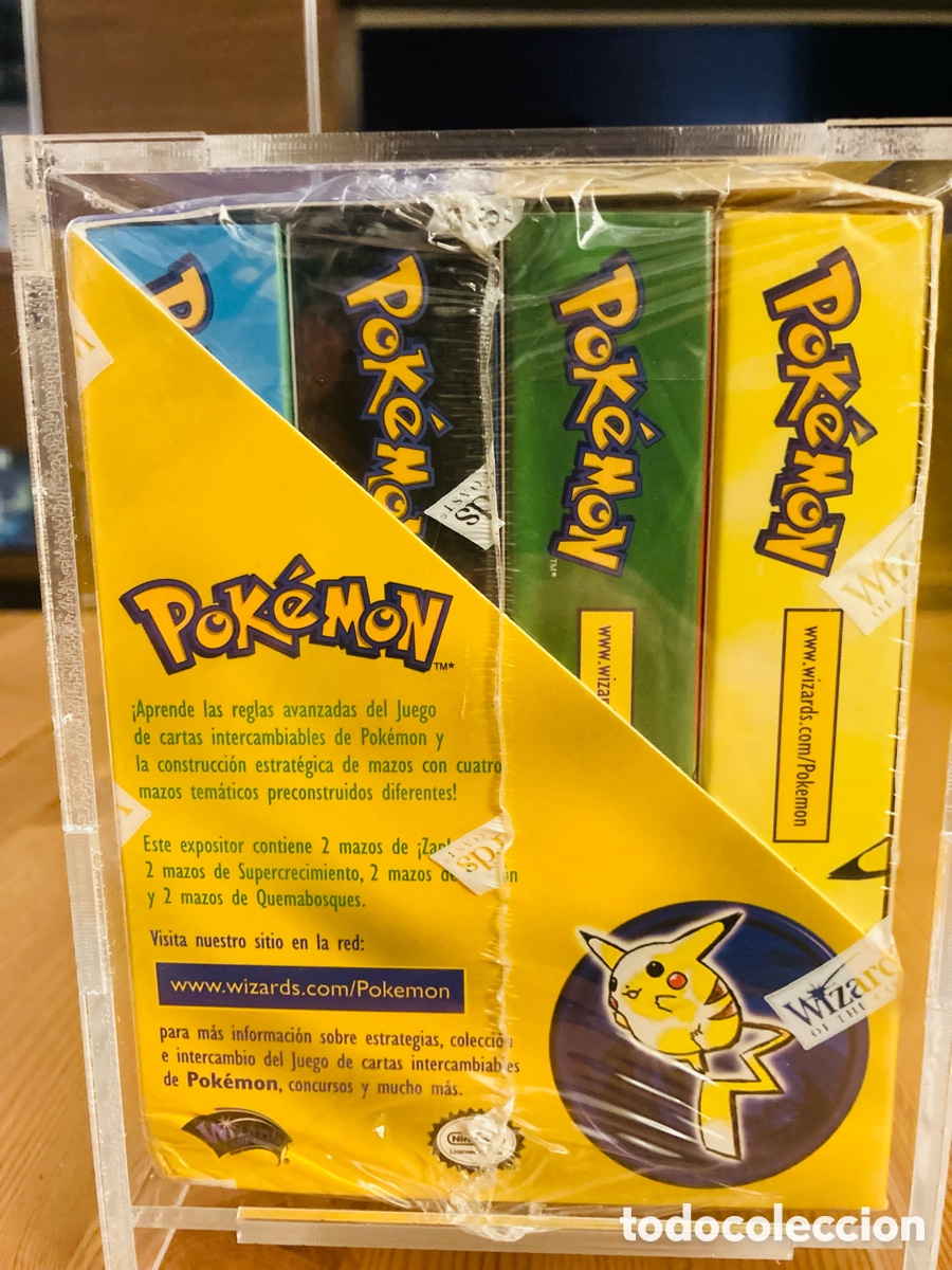 Trading cards: Caja Pokemon con 8 mazos base set Wizard, - Foto 11