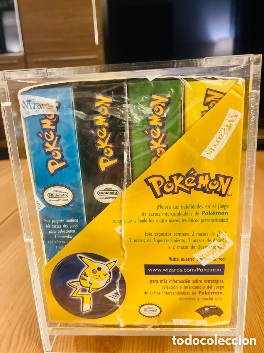 Trading cards: Caja Pokemon con 8 mazos base set Wizard, - Foto 13