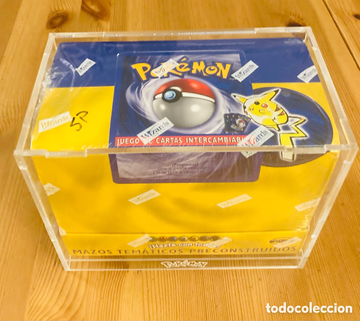 Trading cards: Caja Pokemon con 8 mazos base set Wizard, - Foto 1