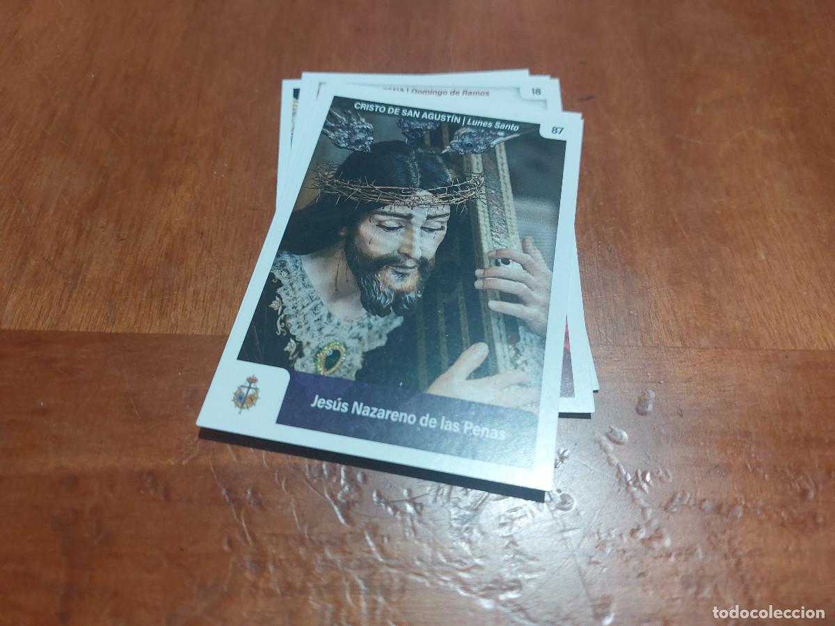 Trading Cards: 87 CRISTO DE SAN AGUST&Iacute;N. HOLY CARDS. GRANADA. COMO NUEVA. CARTA. CROMO