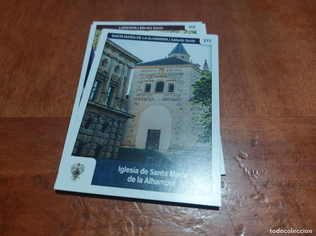 Cartas Colecion&aacute;veis: 272 SANTA MAR&Iacute;A DE LA ALHAMBRA. HOLY CARDS. GRANADA. COMO NUEVA. CARTA. CROMO