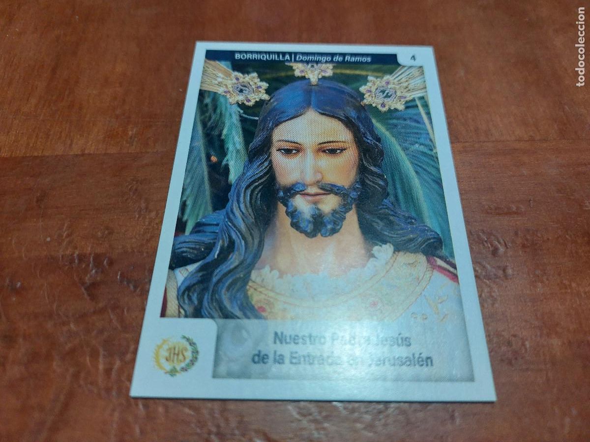 Sammelkarten: 4 BORRIQUILLA. HOLY CARDS. GRANADA. COMO NUEVA. CARTA. CROMO