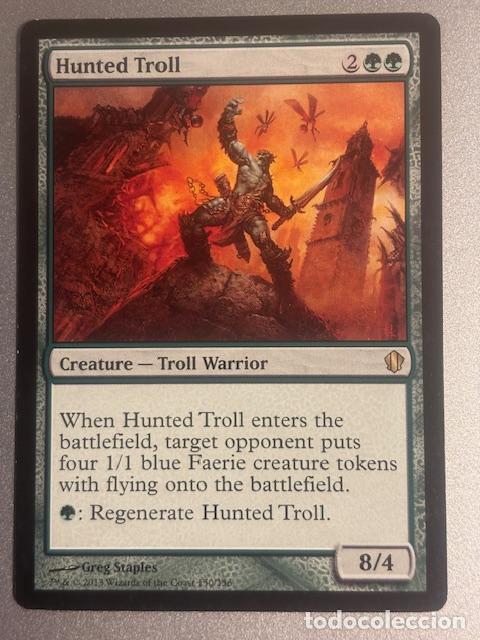 Trading cards: MAGIC THE GATHERING - HUNTED TROLL ( COMMANDER 2013 ) - Foto 1