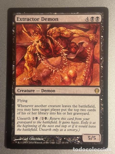 Trading cards: MAGIC THE GATHERING - EXTRACTOR DEMON ( ARCHENEMY ) - Foto 1
