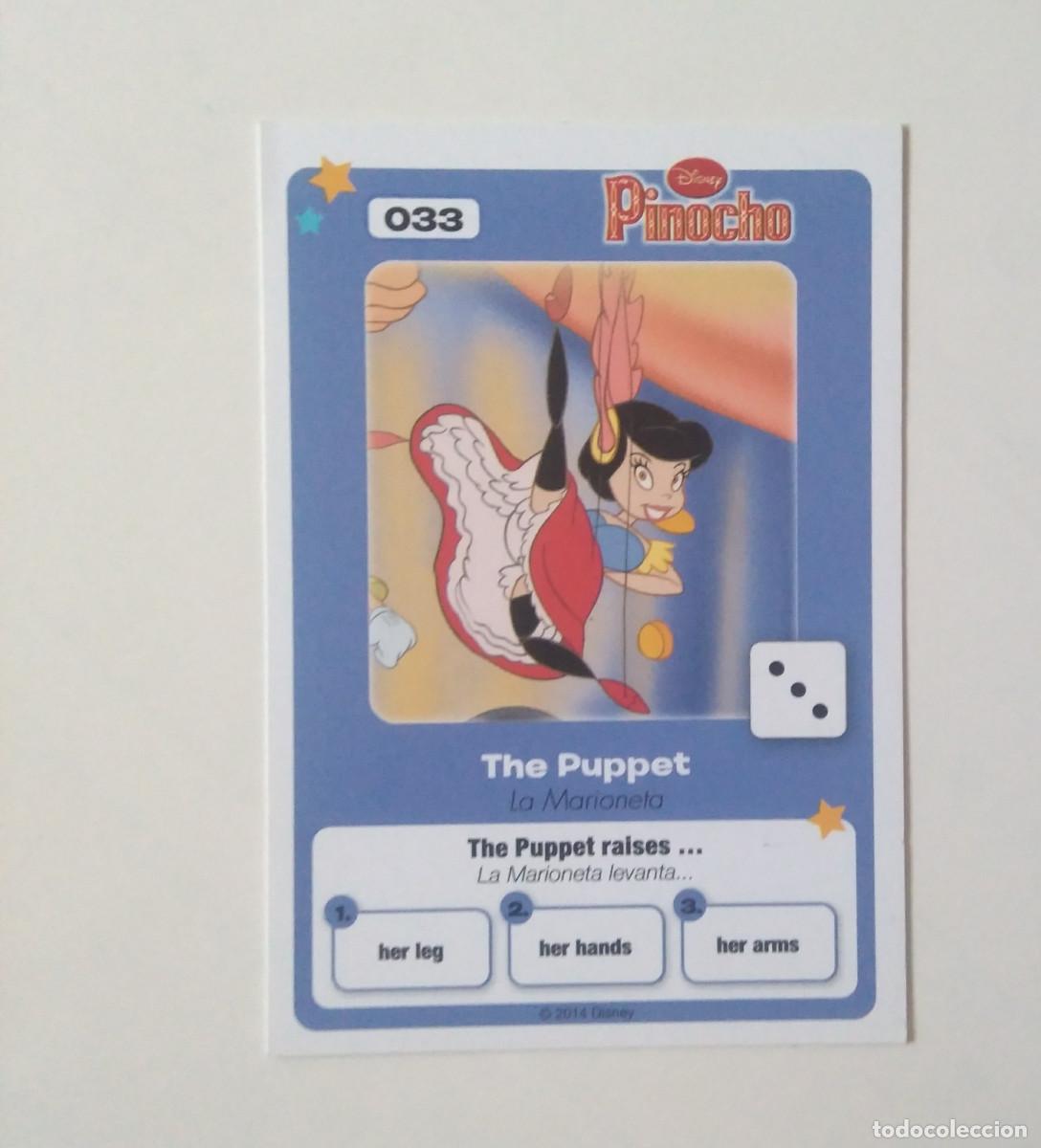 Trading Cards: carta hipercor disney card tarjeta de supermercado ingles pinocho 33 033 marioneta