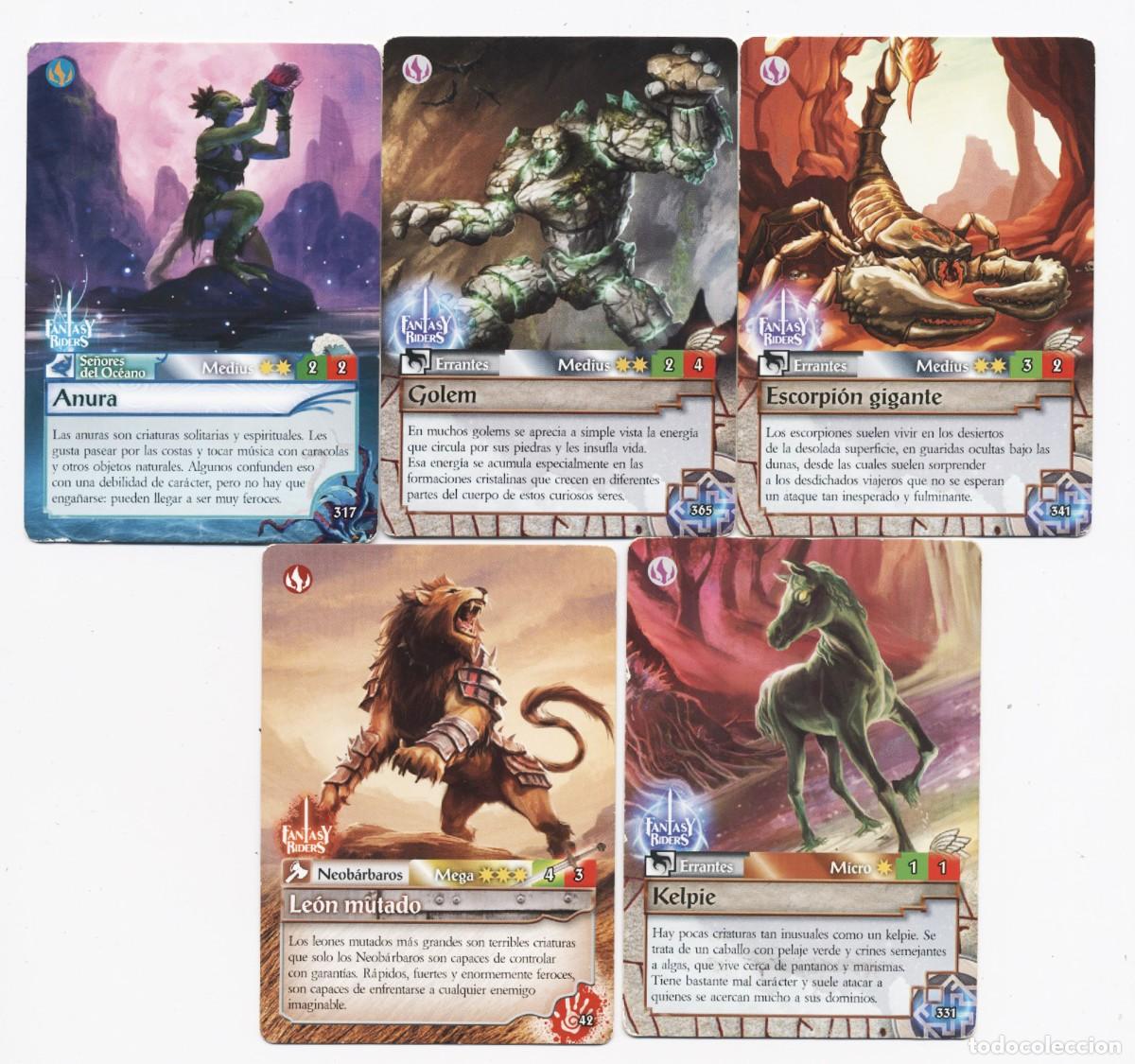 Sammelkarten: CROMO FANTASY RIDERS GOLEM N&ordm; 365 ERRANTES PANINI 2018 CARD