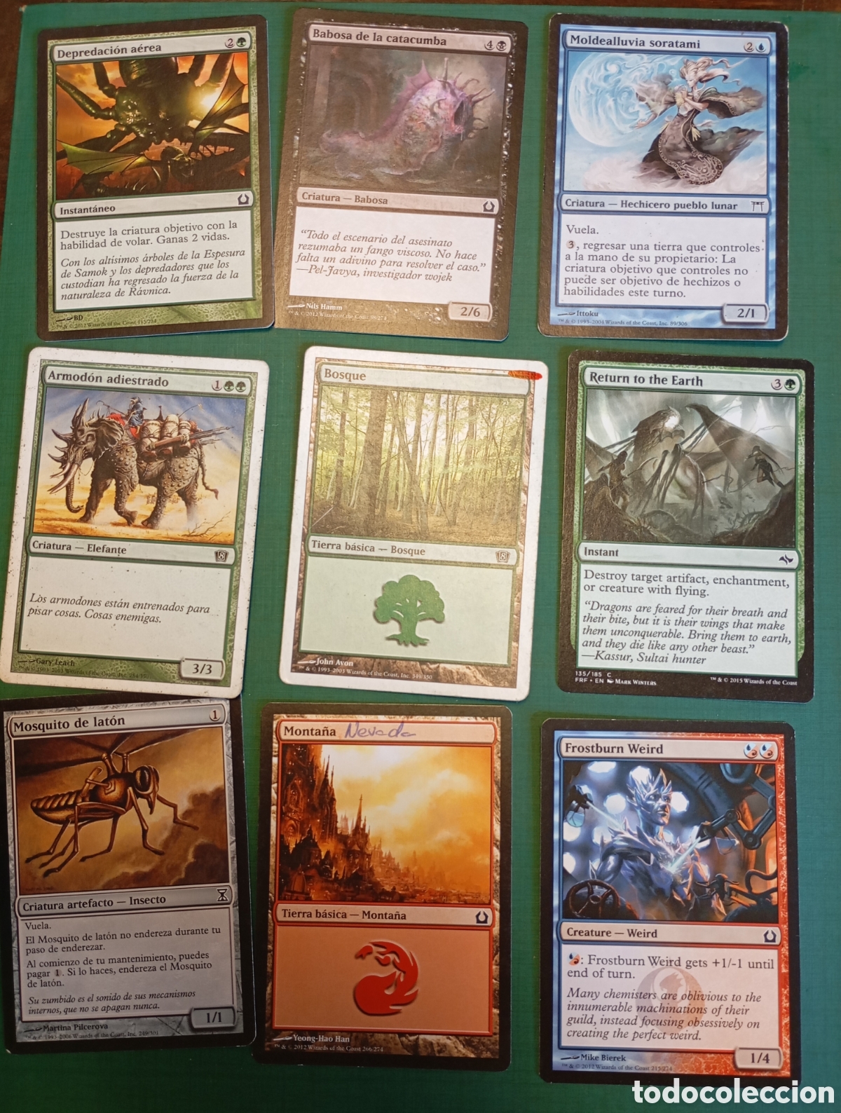 Trading cards: Trading card Magic the gathering deckmaster lote de 142 - Foto 4