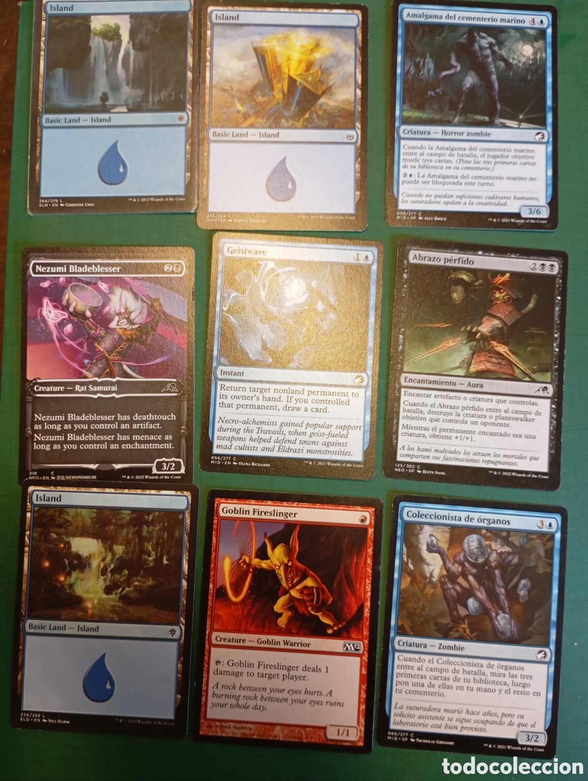 Trading cards: Trading card Magic the gathering deckmaster lote de 142 - Foto 9