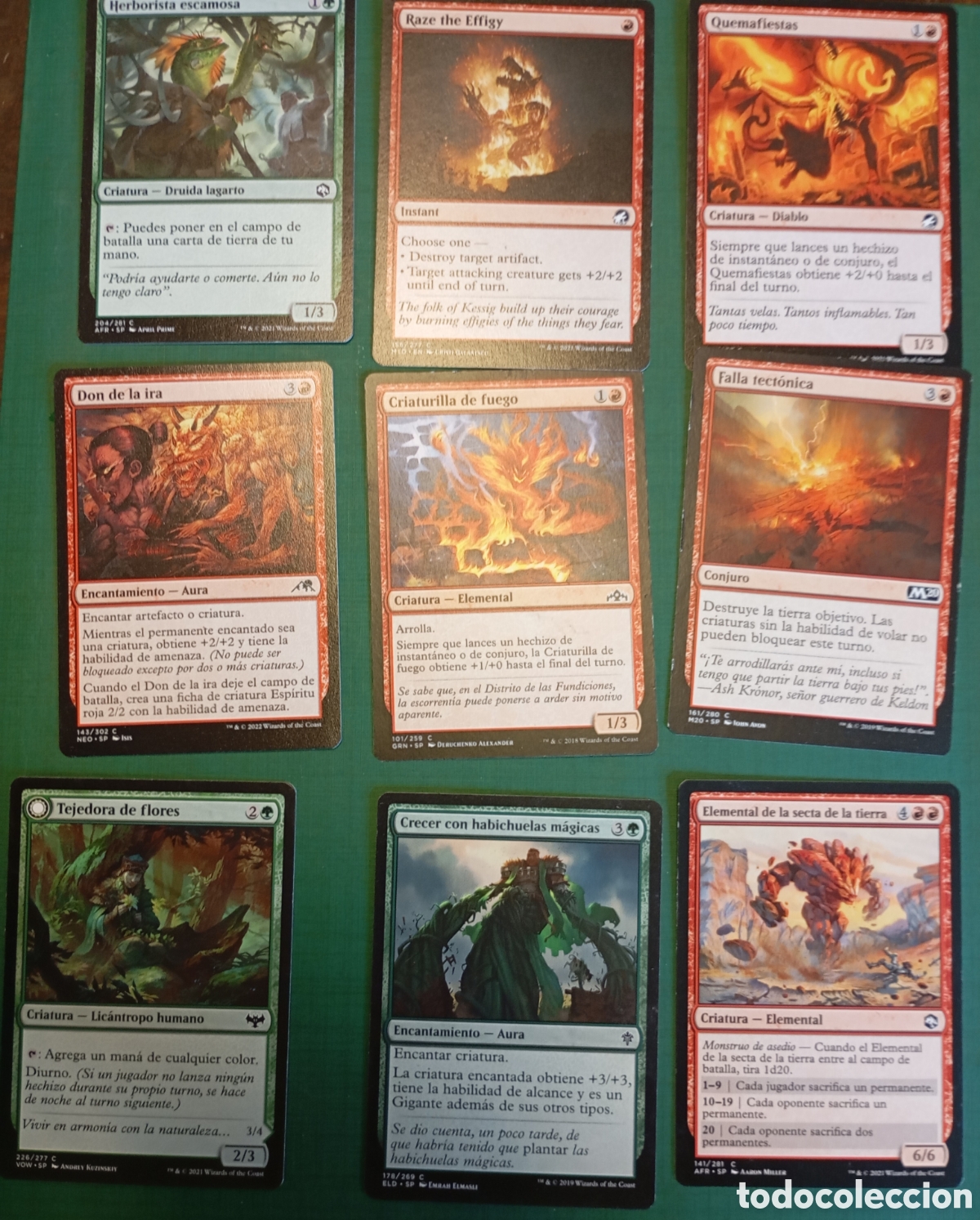 Trading cards: Trading card Magic the gathering deckmaster lote de 142 - Foto 13