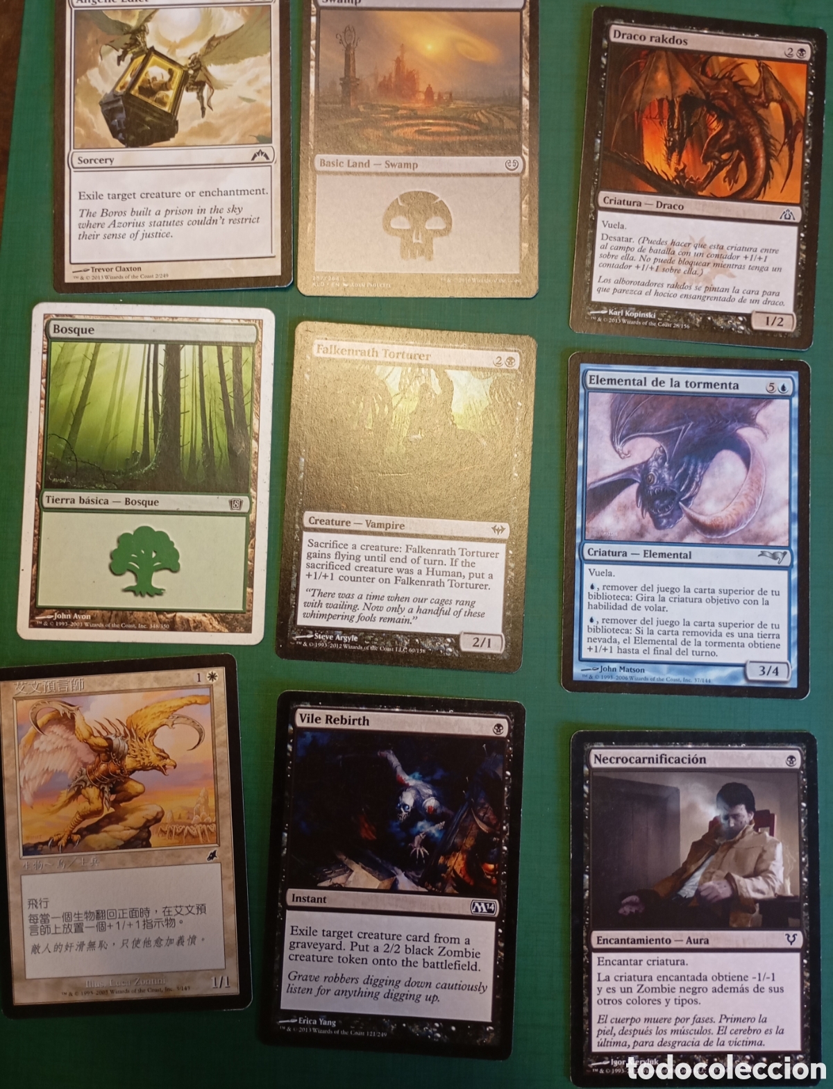 Trading cards: Trading card Magic the gathering deckmaster lote de 142 - Foto 14
