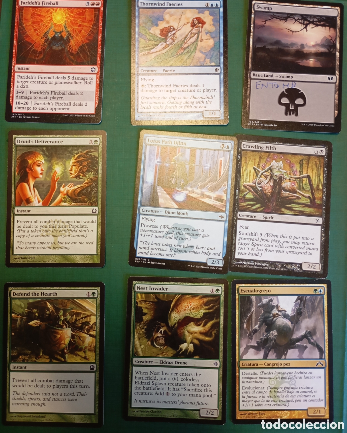 Trading cards: Trading card Magic the gathering deckmaster lote de 142 - Foto 15
