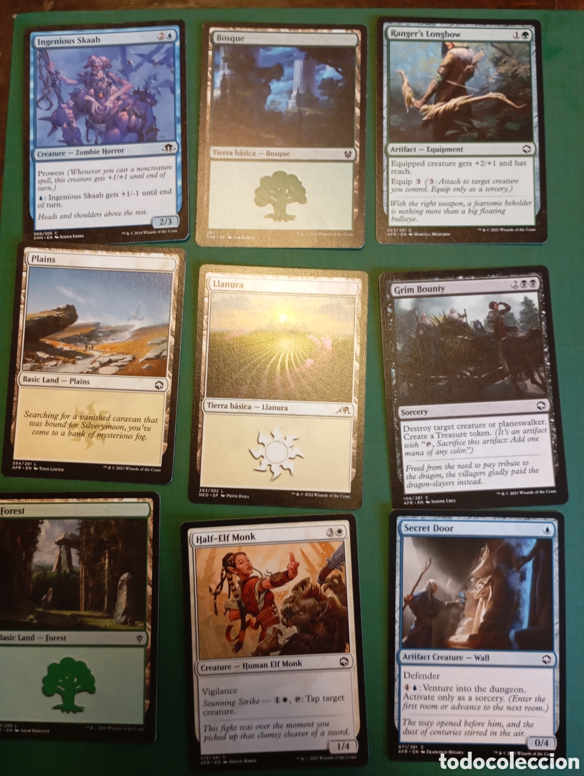 Trading cards: Trading card Magic the gathering deckmaster lote de 142 - Foto 16