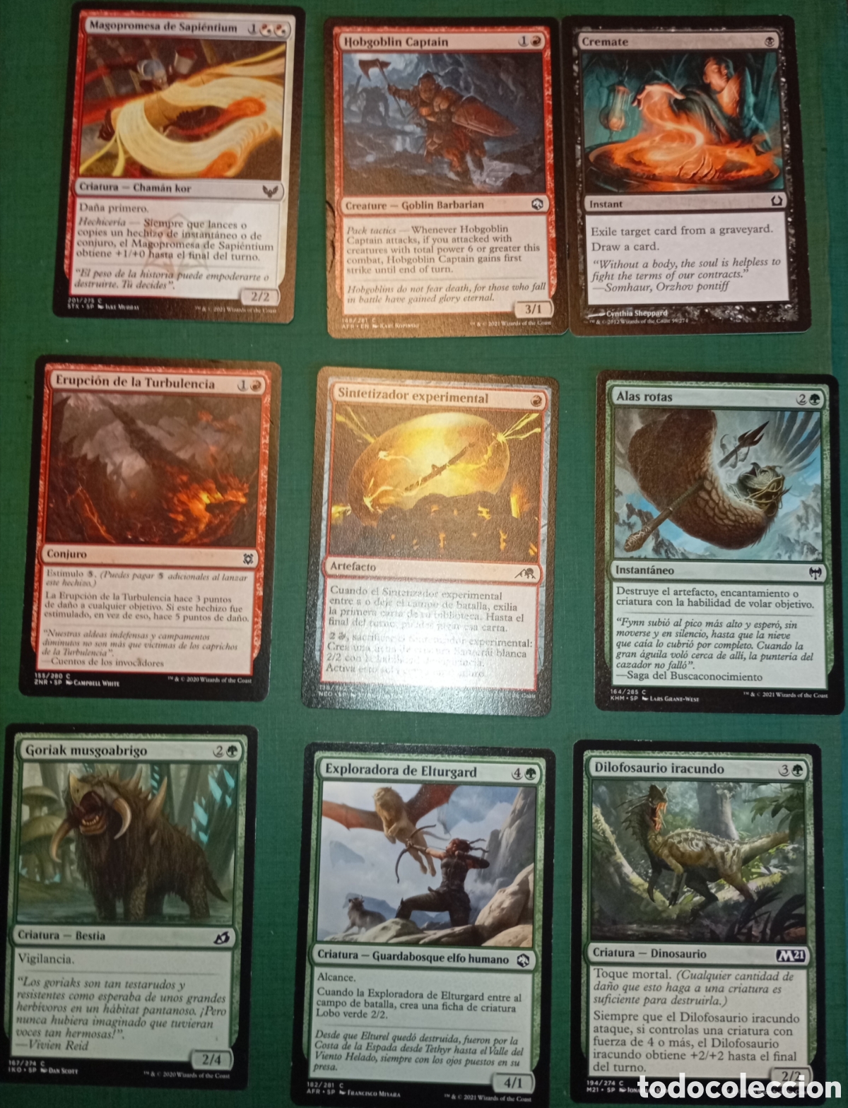 Trading cards: Trading card Magic the gathering deckmaster lote de 142 - Foto 19
