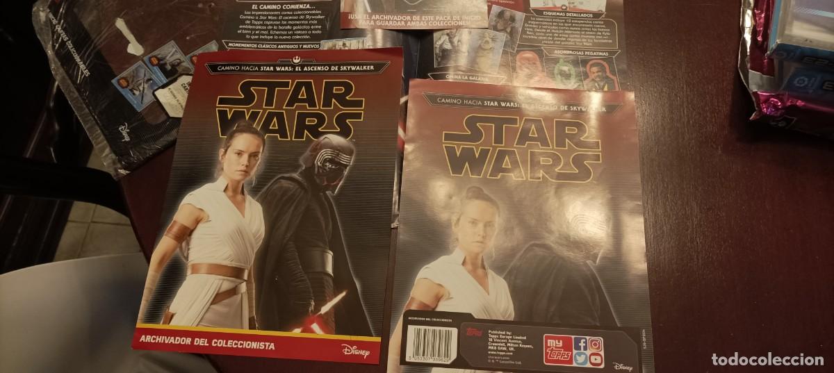 Trading Cards: PORTADAS ALBUM CAMINO HACIA STAR WARS ASCENSO DE SKYWALKER