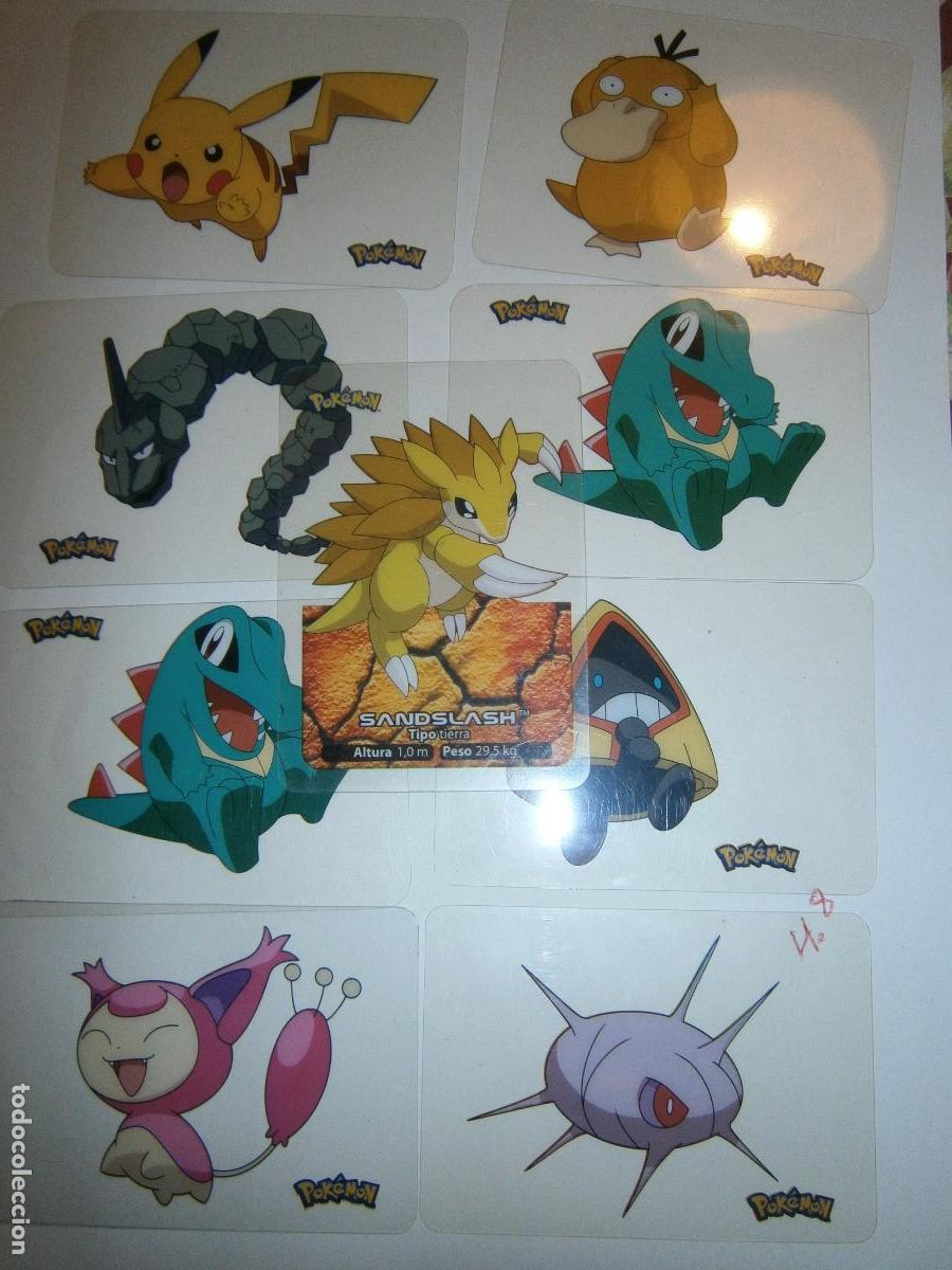 Trading cards: LOTE DE CARTAS POKEMON TRANSPARENTES - Foto 1