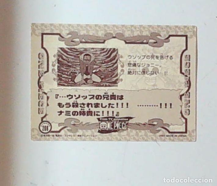 Trading cards: ONE PIECE trading sticker 208 - Foto 2