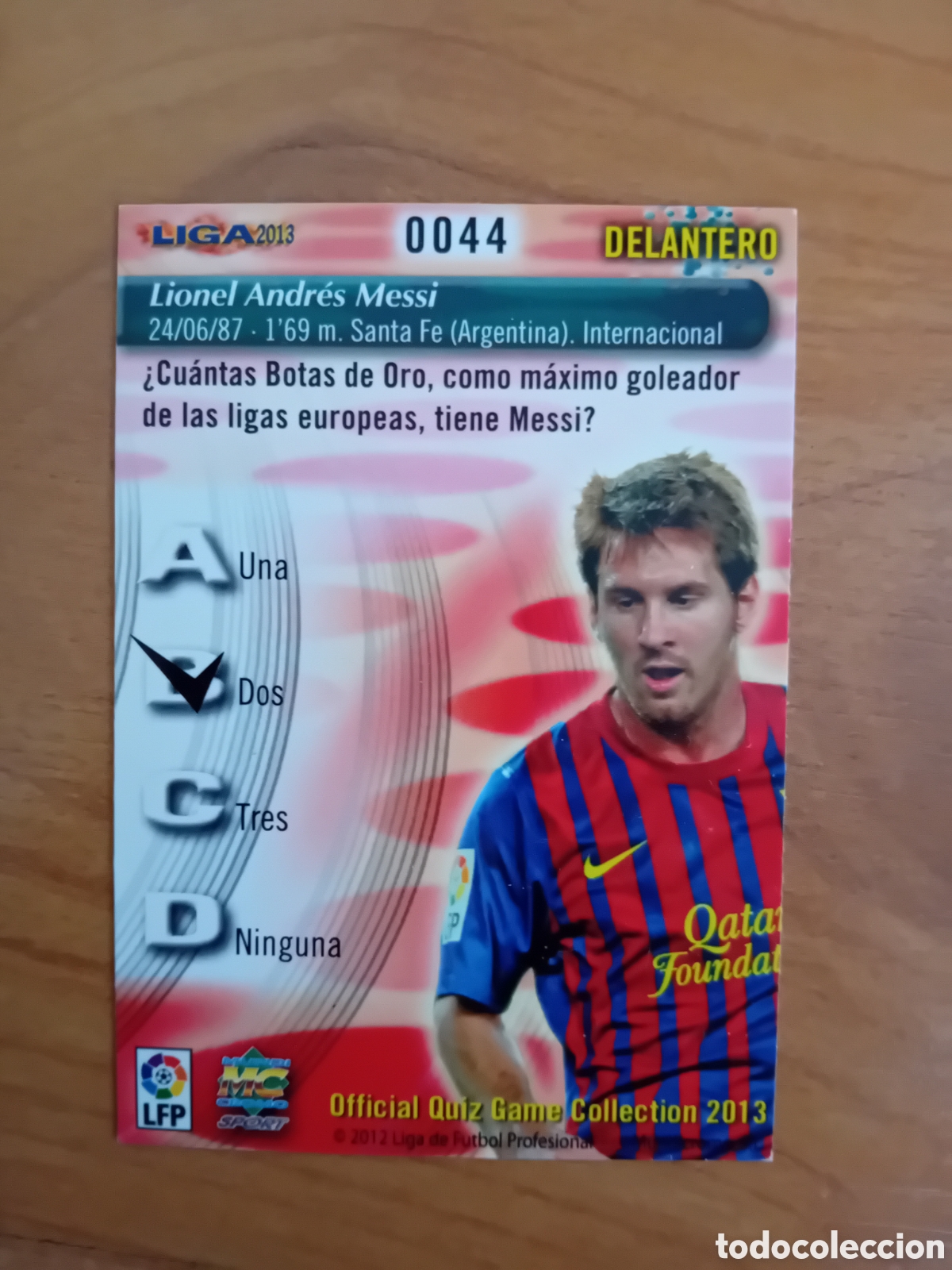 Trading cards: MESSI LIGA 2013 0044 - Foto 2
