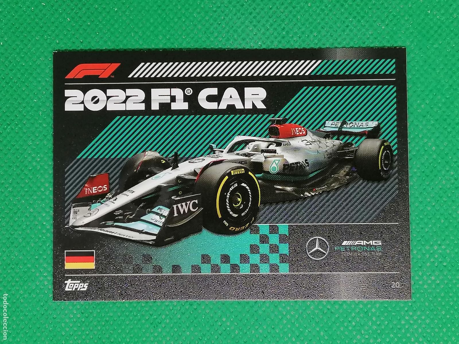 Trading Cards: 20 AMG PETRONAS CAR ⚽ FORMULA 1 F1 TURBO ATTAX 2022 ⚽