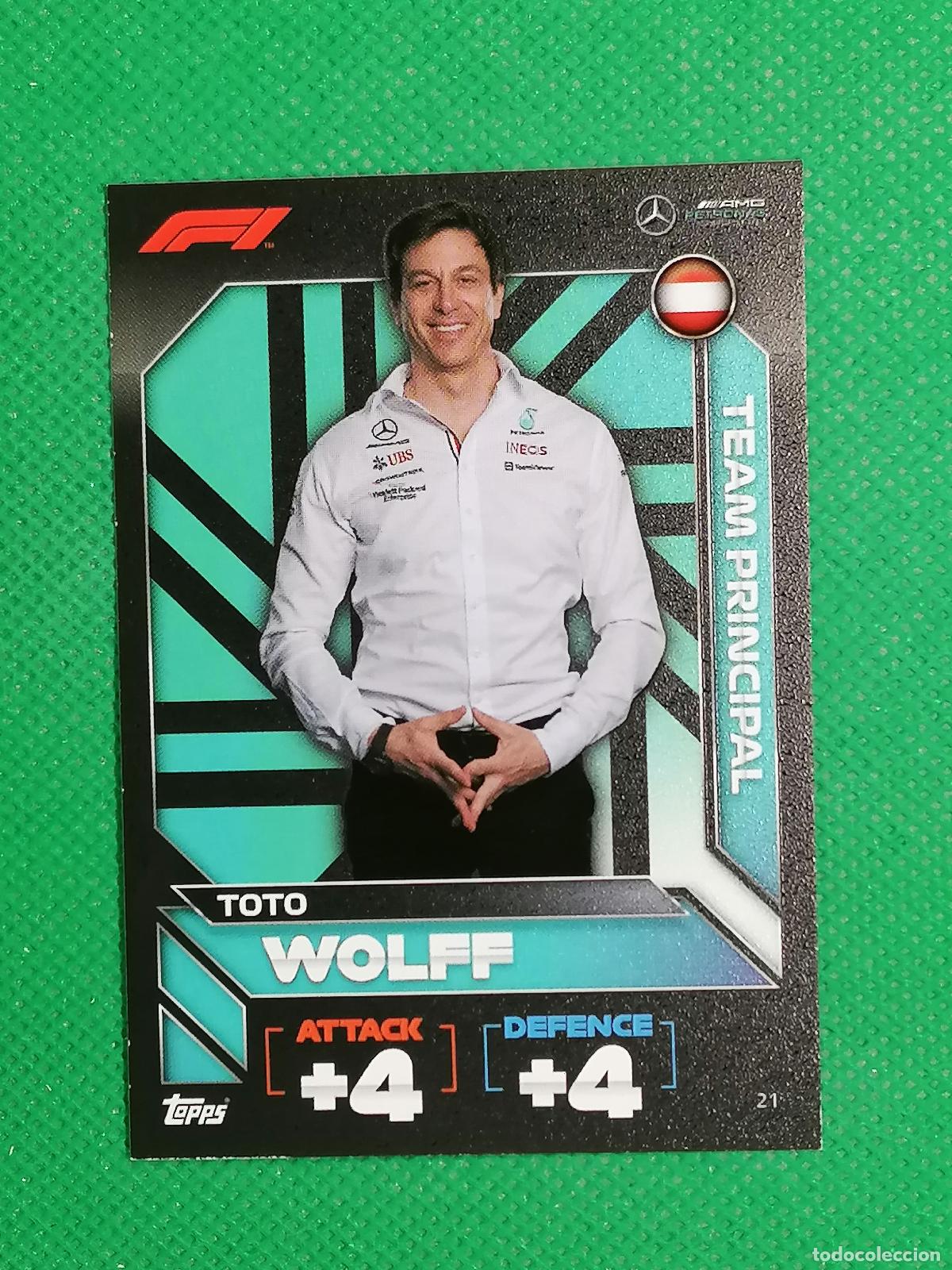 Trading Cards: 21 TOTO WOLFF TEAM PRINCIPAL ⚽ FORMULA 1 F1 TURBO ATTAX 2022 ⚽
