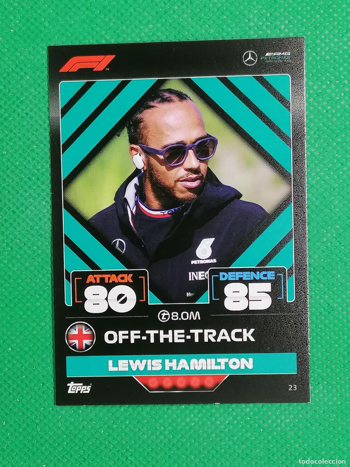 Trading Cards: 23 LEWIS HAMILTON OFF THE TRACK ⚽ FORMULA 1 F1 TURBO ATTAX 2022 ⚽