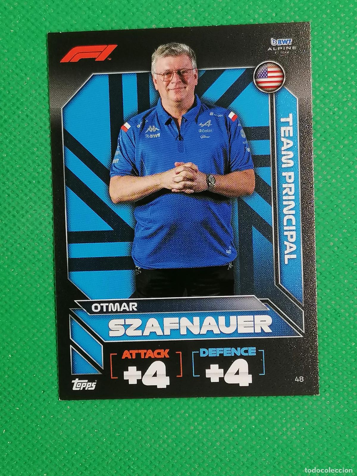 Trading Cards: 48 OTMAR SZAFNAUER ALPINE BWT TEAM PRINCIPAL ⚽ FORMULA 1 F1 TURBO ATTAX 2022 ⚽