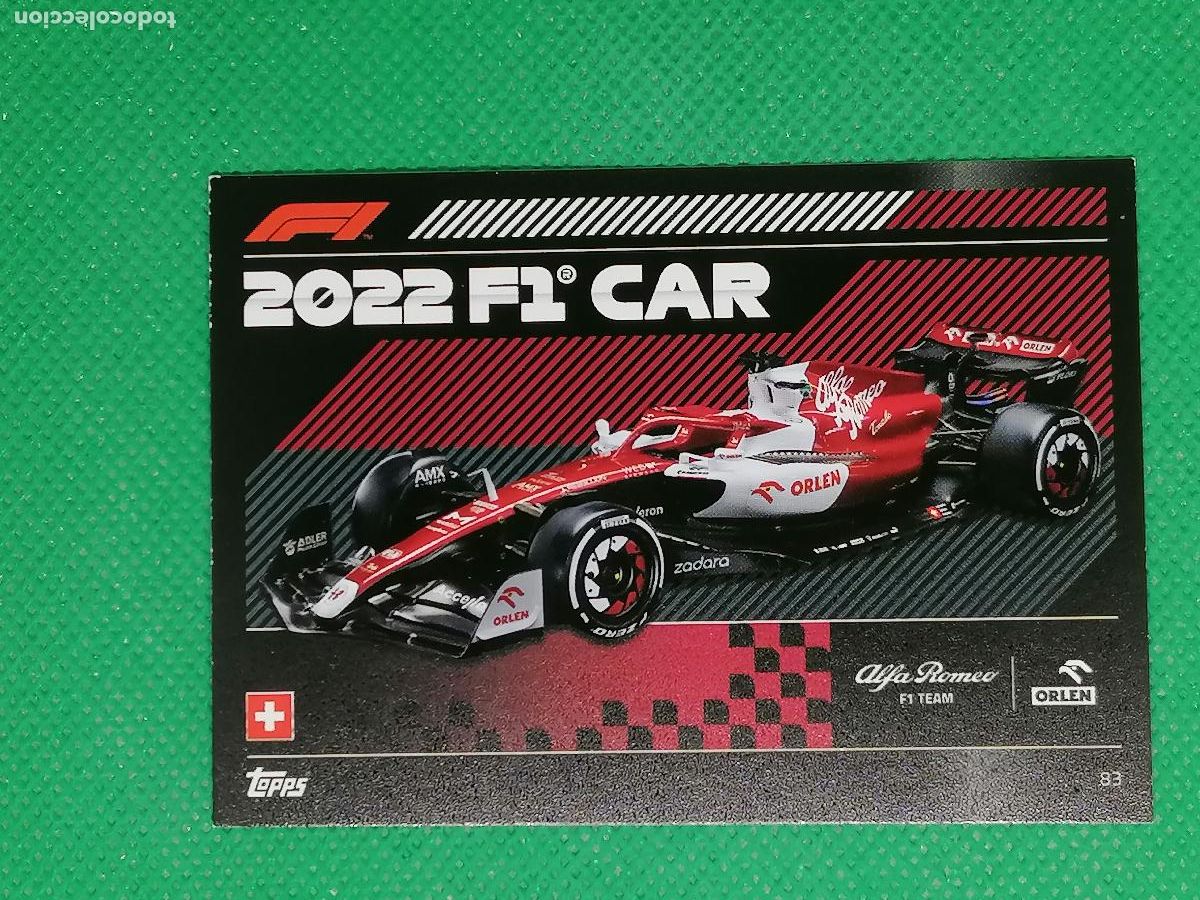 Trading Cards: 83 CAR ALFA ROMEO ⚽ FORMULA 1 F1 TURBO ATTAX 2022 ⚽