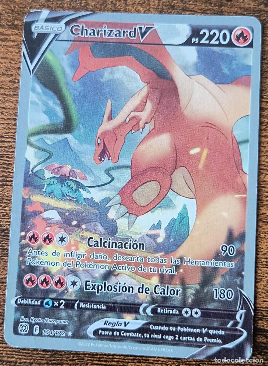 carta pokemon charizard v 154/172- espaol - co - Buy Antique trading cards  on todocoleccion