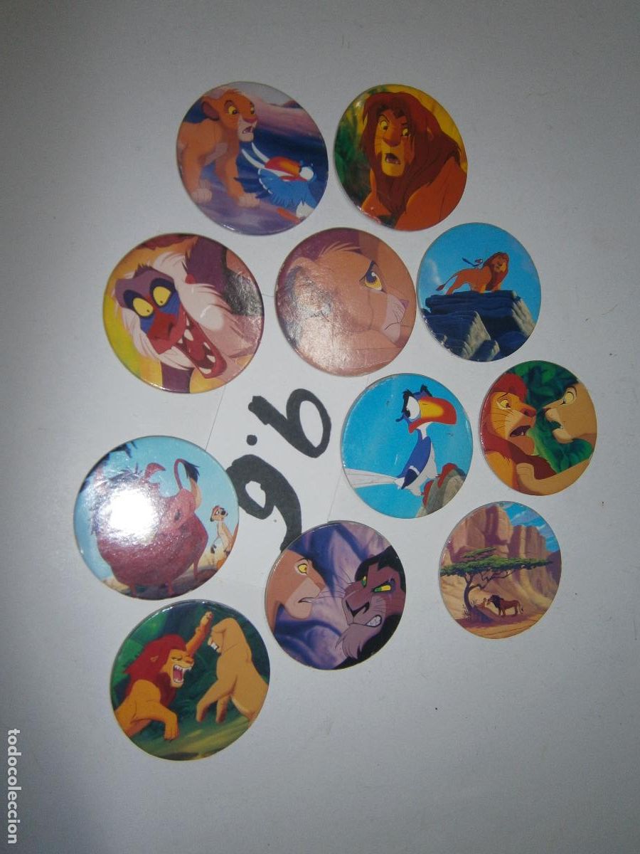 Trading cards: LOTE DE TAZOS CROMO EL REY LEON - Foto 1