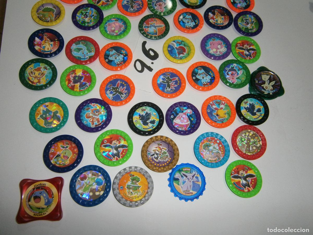 Trading cards: GRAN LOTE DE TAZOS CROMOS POKEMON - Foto 2