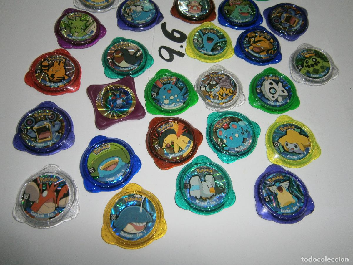Trading cards: GRAN LOTE DE TAZOS CROMOS POKEMON - Foto 2