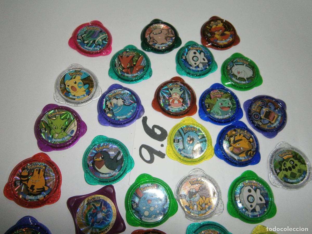 Trading cards: GRAN LOTE DE TAZOS CROMOS POKEMON - Foto 3