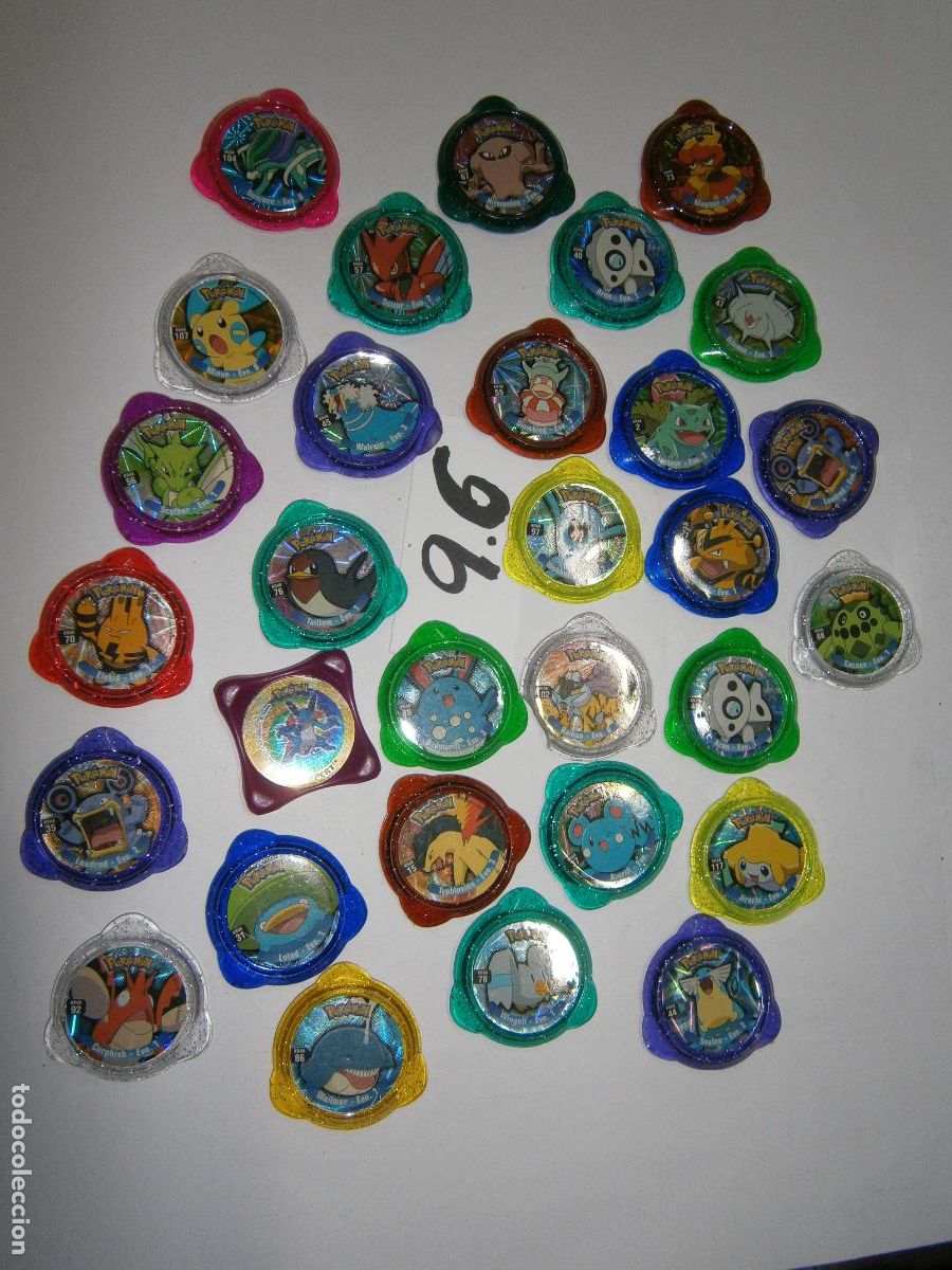 Trading cards: GRAN LOTE DE TAZOS CROMOS POKEMON - Foto 1