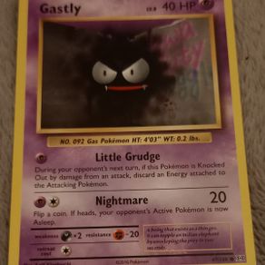 gastly pokemon card value 2016 - your opponents Active Pokmon is now Asleep and Poisoned Pokemon Card, Gastly 47/108, Common,