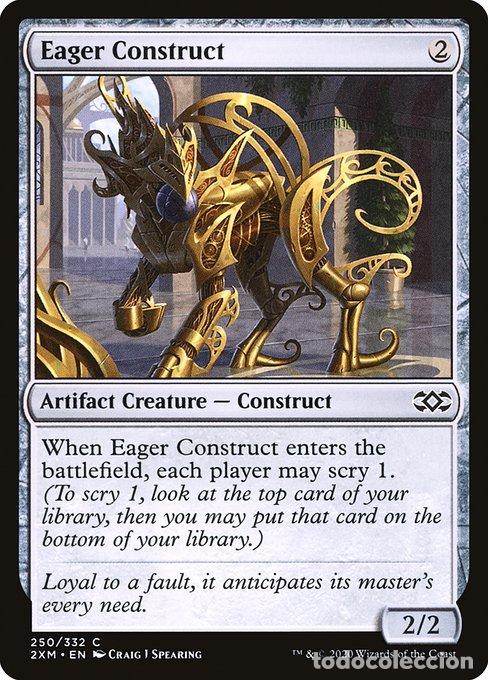 Trading cards: Carta MTG-Eager Construct-Double Masters-250-EN-EX- C - Magic the Gathering - Foto 1