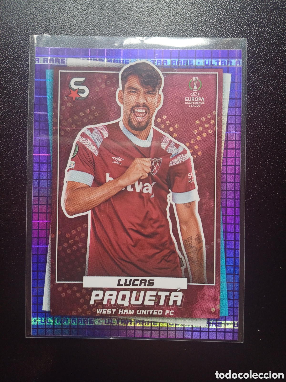 Figurine Collezionabili: #185 LUCAS PAQUETA WEST HAM UNITED ULTRA RARE 79/99 TOPPS SUPERSTARS 2022-23