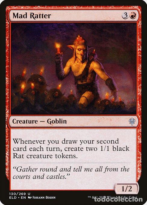 Trading Cards: Carta MTG-Mad Ratter-Throne of Eldraine-130-EN-EX- U - Magic the Gathering