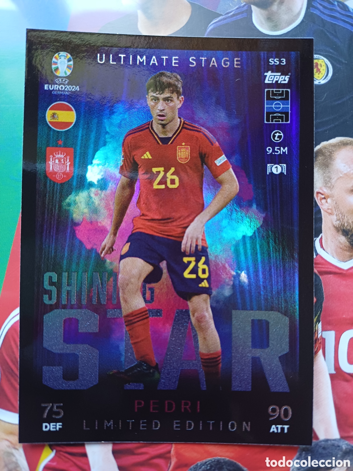 Figurine Collezionabili: #SS3 PEDRI SPAIN SHINING STAR LIMITED EDITION TOPPS MATCH ATTAX EURO 2024