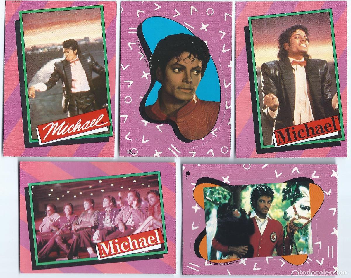 Trading cards: Lote de 5 cards de Michael Jackson - Foto 1