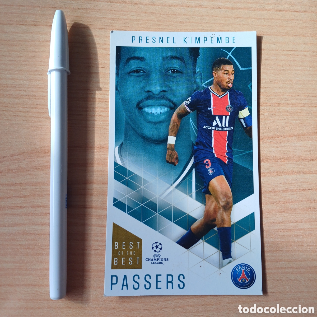 Figurine Collezionabili: #28 PRESNEL KIMPEMBE PARIS SAINT-GERMAIN PASSERS TOPPS BEST OF THE BEST 2020/21