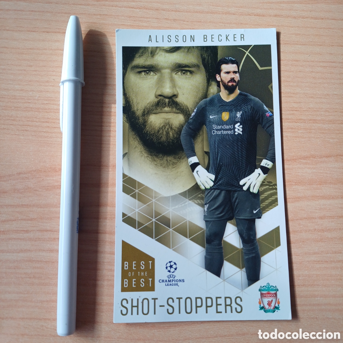 Figurine Collezionabili: #8 ALISSON BECKER LIVERPOOL FC SHOT-STOPPERS TOPPS BEST OF THE BEST 2020/21