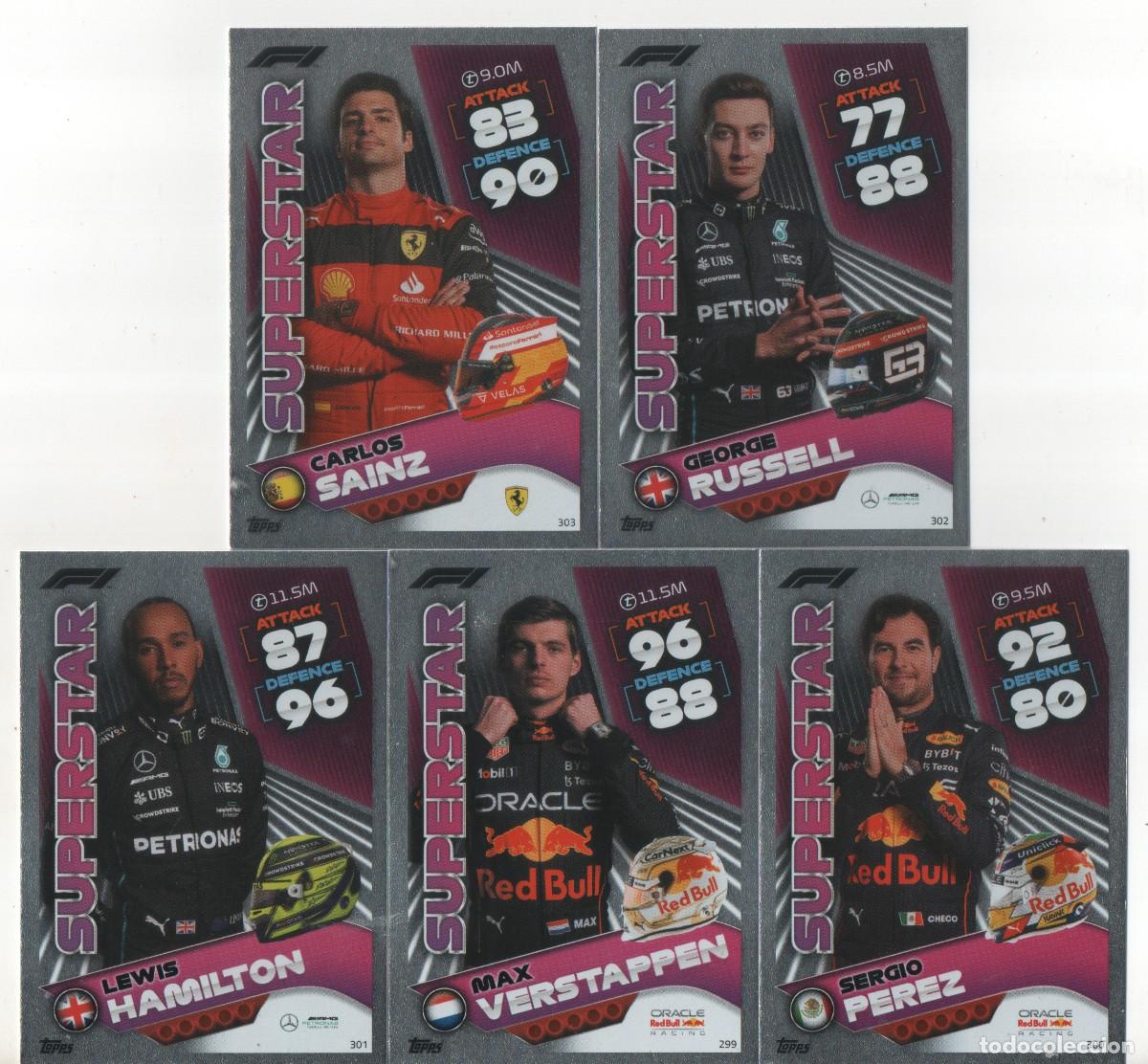 Trading cards: Lote Completo 20 SuperStars Turbo Attax 2022